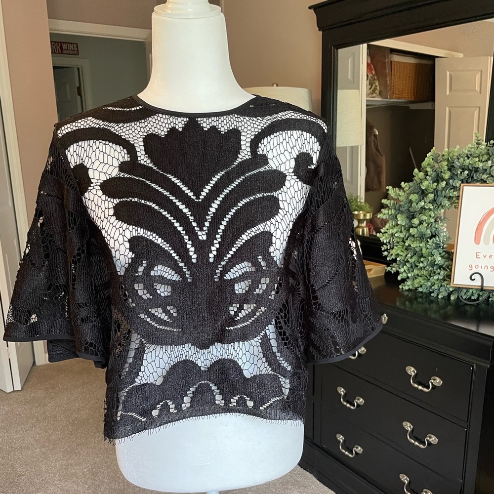 Peek a Boo cropped Zara Women showstopper